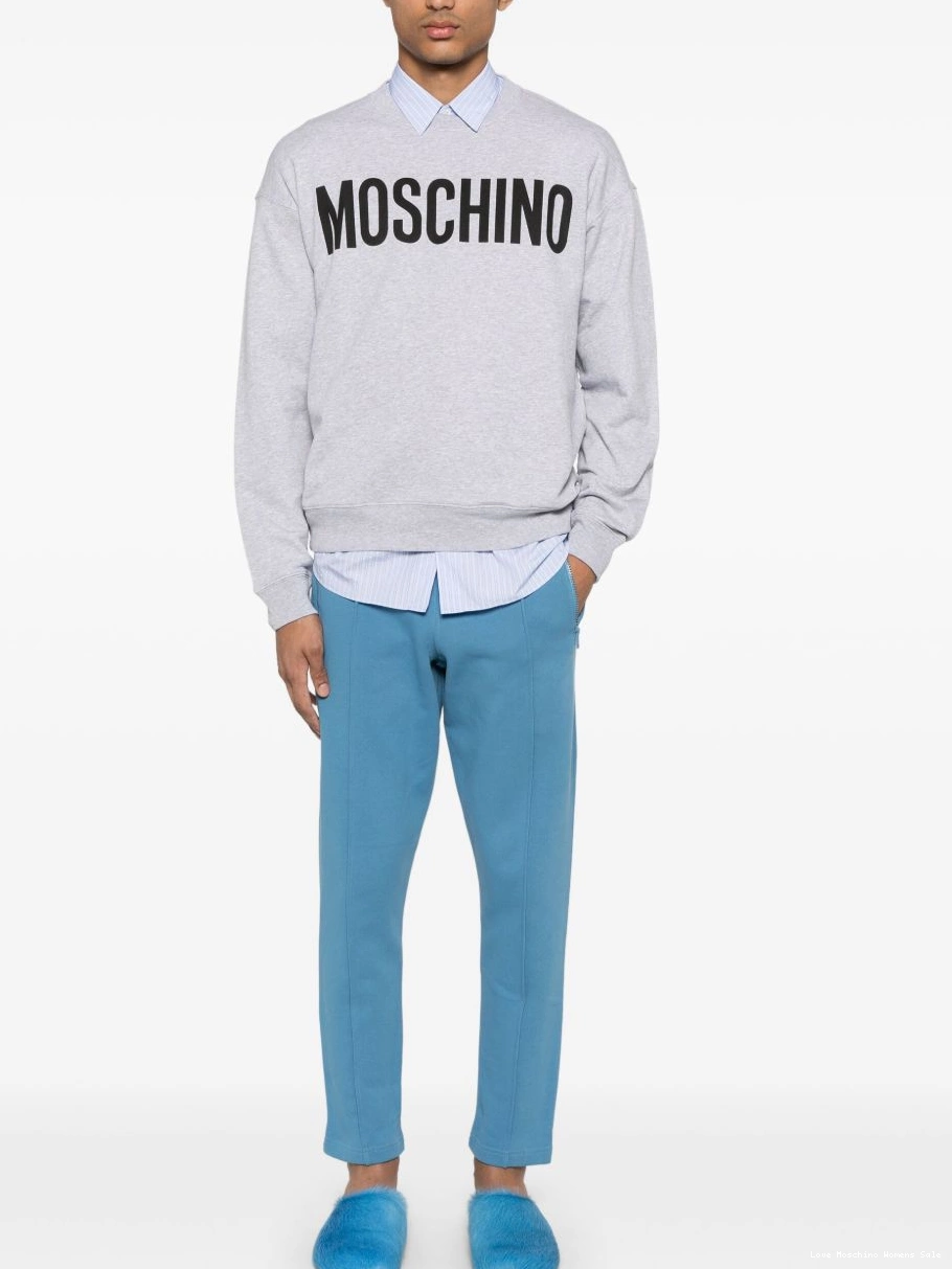 Affordable logo-print sweatshirt Moschino Women Love 0305