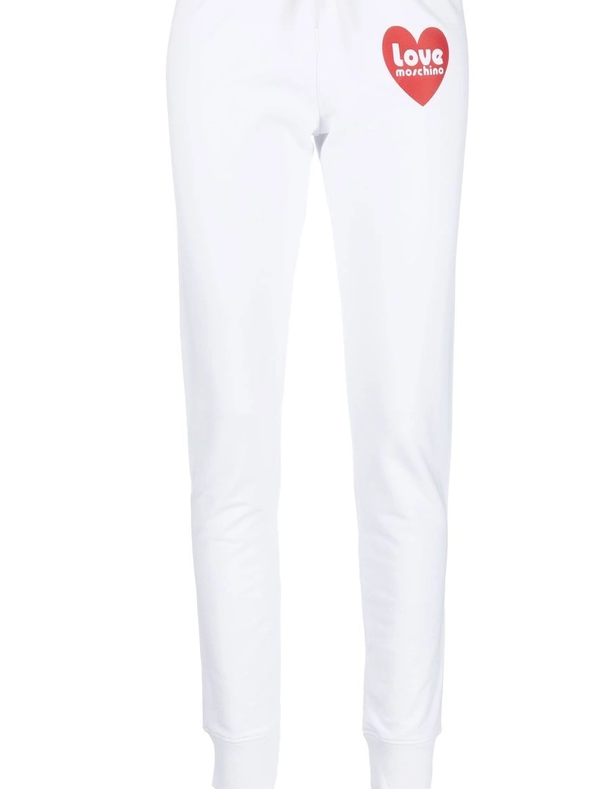 track Moschino Women Love trousers logo-print 0318