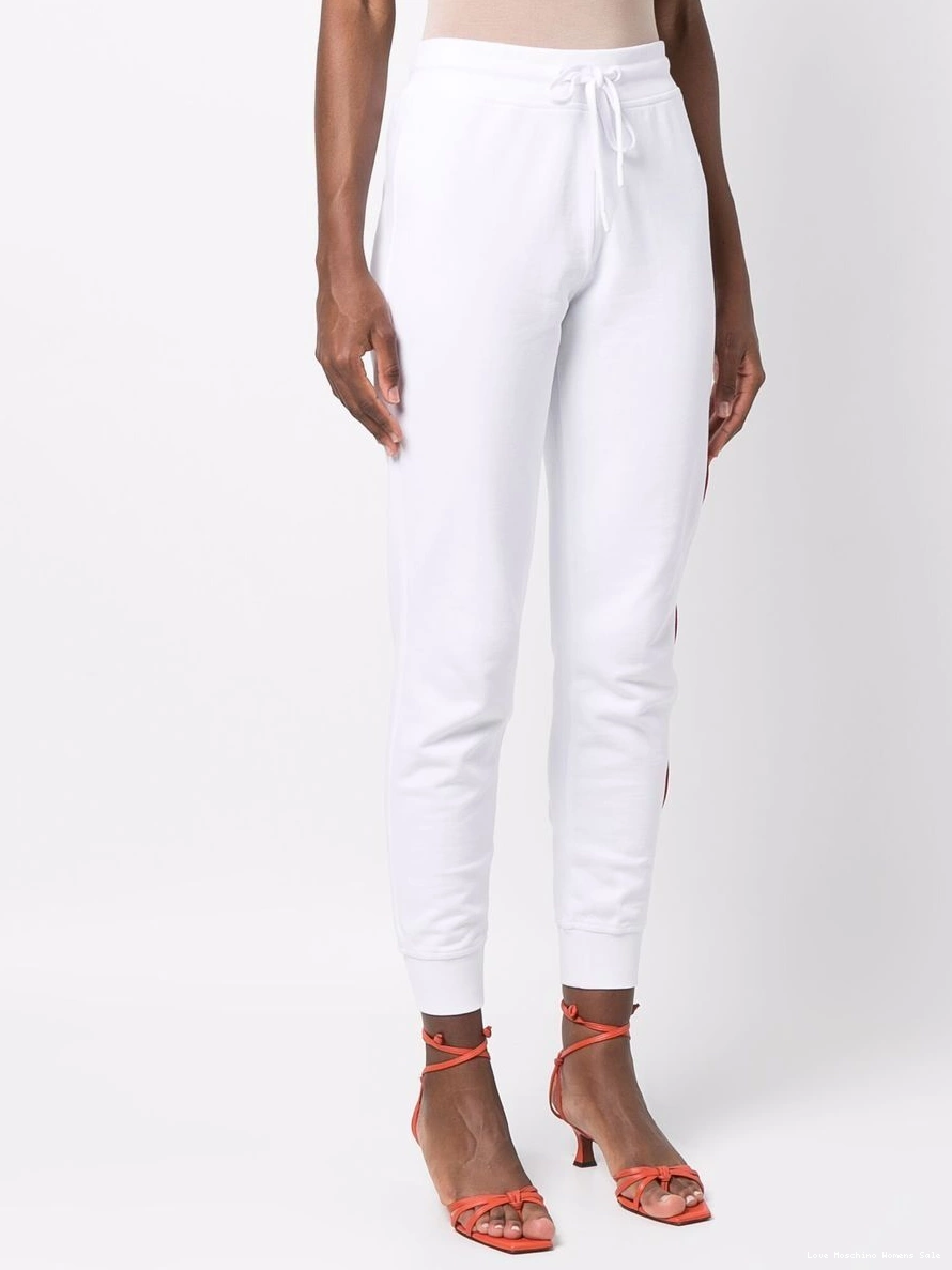 Affordable Love track Women heart-detail pants Moschino 0314