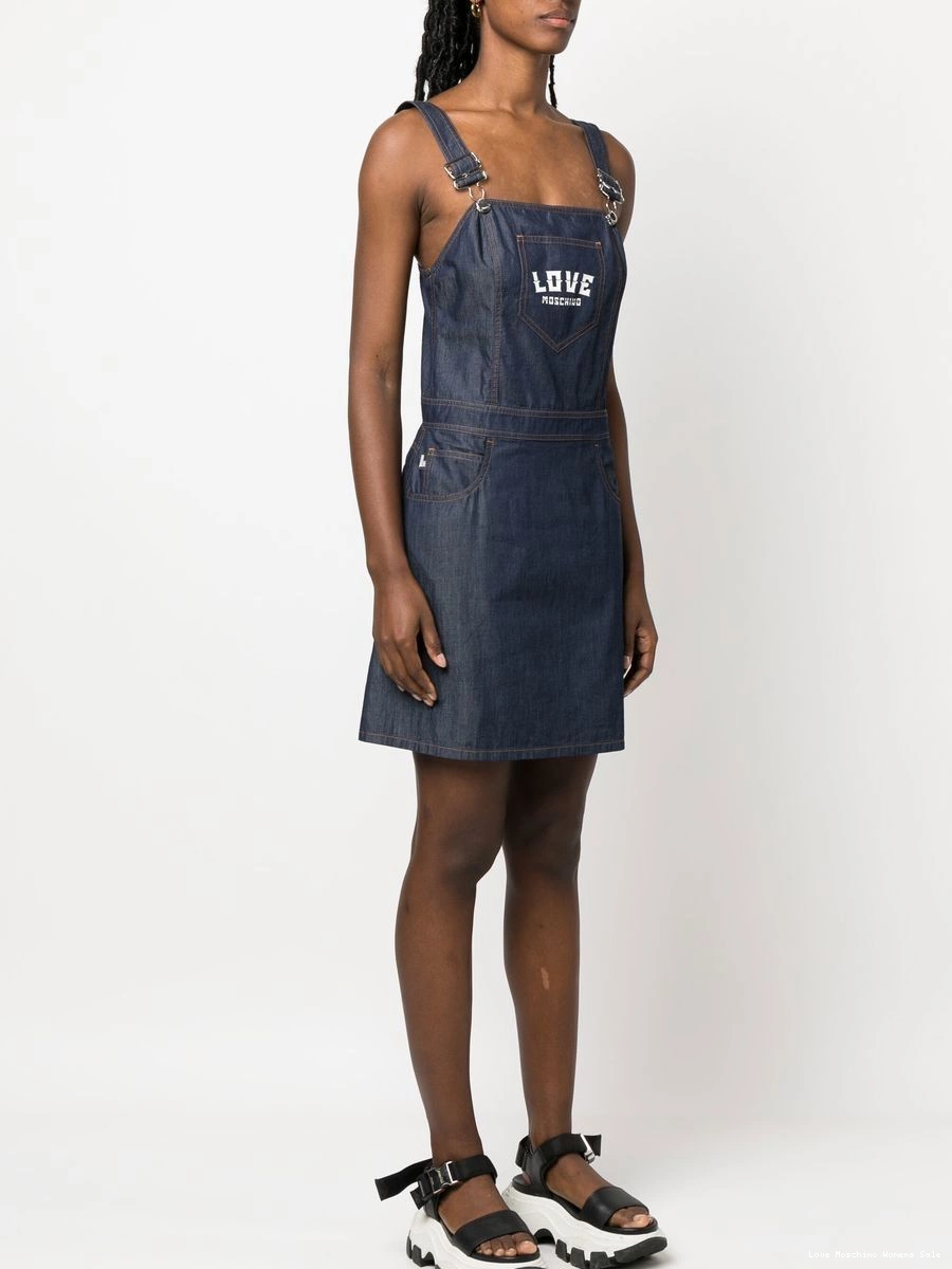 Cheap Moschino logo-print Love Women dress 0321