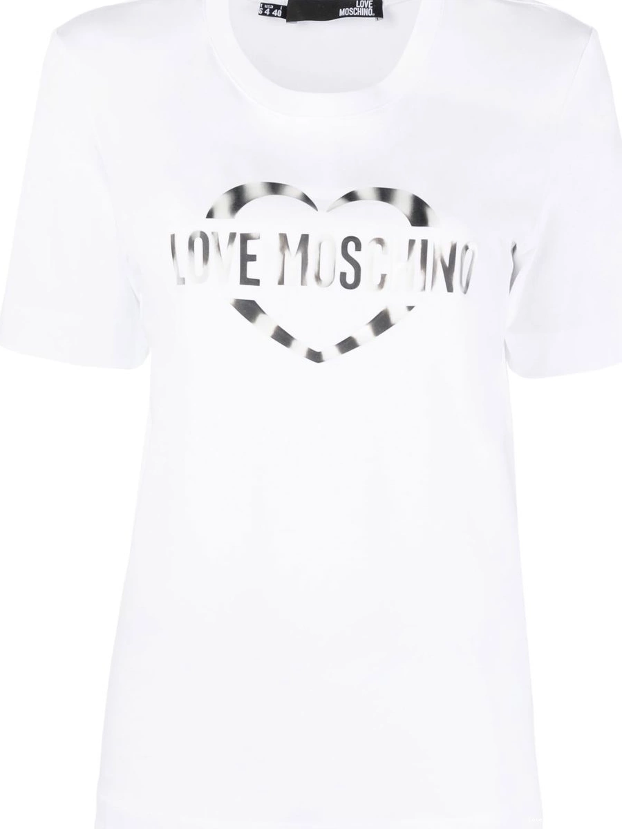 Women Love Moschino T-shirt round-neck logo-print 0319