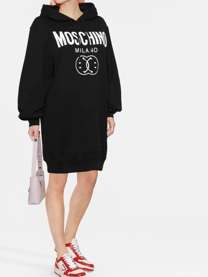 Affordable Moschino dress Women Love logo-print hooded 0303