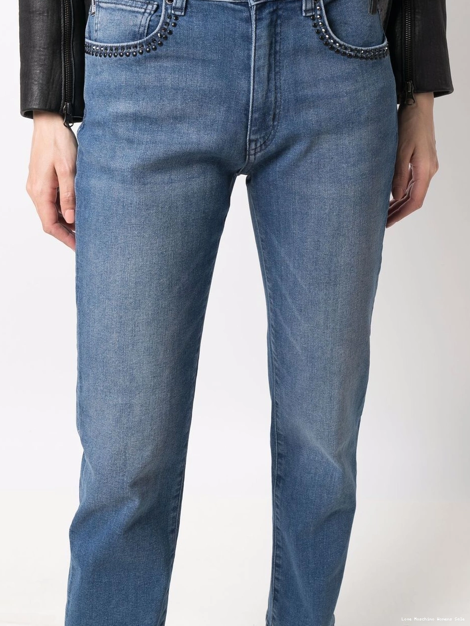 Affordable Love Moschino regular-cut Women jeans 0318