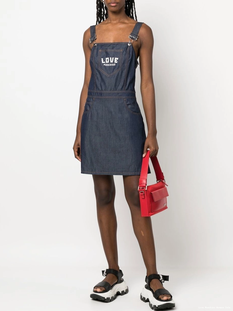Cheap Moschino logo-print Love Women dress 0321