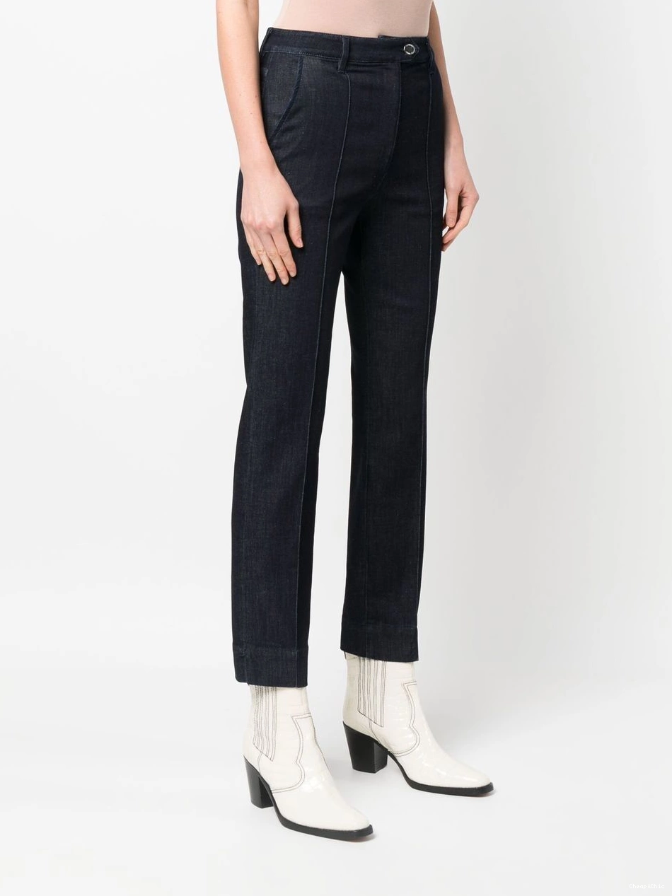 Cheap cropped Women Moschino jeans logo-patch Love 0318