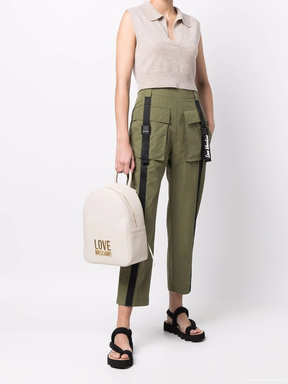 Cheap trousers flap-pockets Love parachute Women cotton-blend Moschino 0315