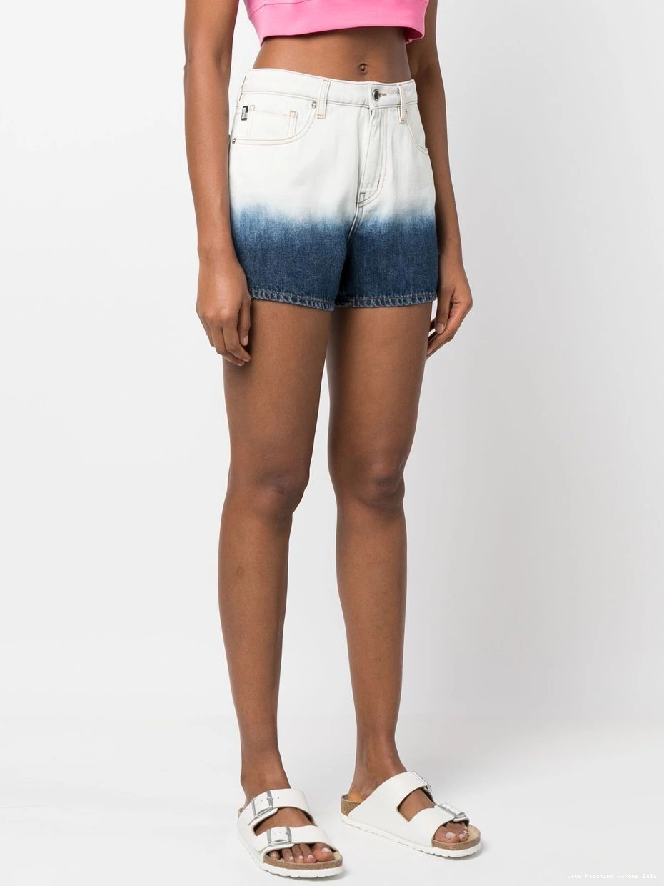 Affordable denim Women Love Moschino shorts ombre-effect 0308