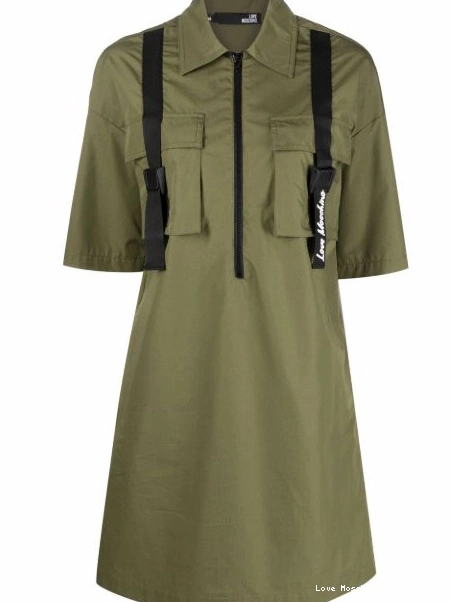 dress cotton-blend zip-up Moschino Love Women 0318