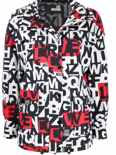 jacket alphabet-print Love Moschino Women 0317
