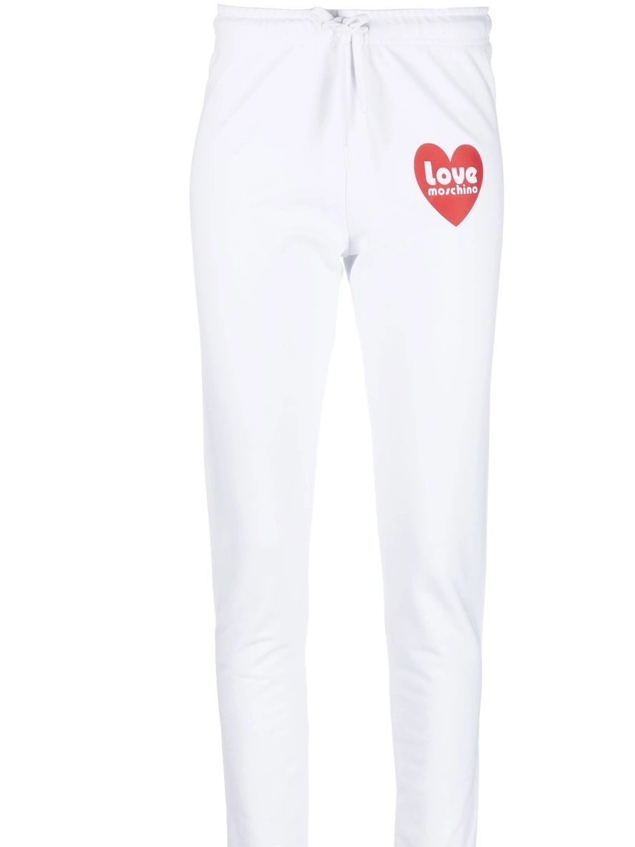 Moschino logo-print Love Women track trousers 0315