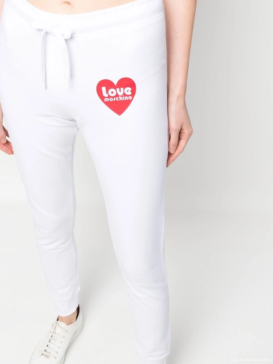 Affordable logo-print Love Women track trousers Moschino 0306