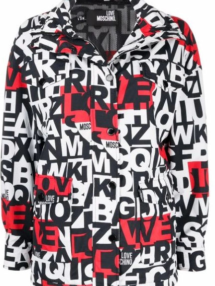 jacket Love Moschino Women alphabet-print 0316