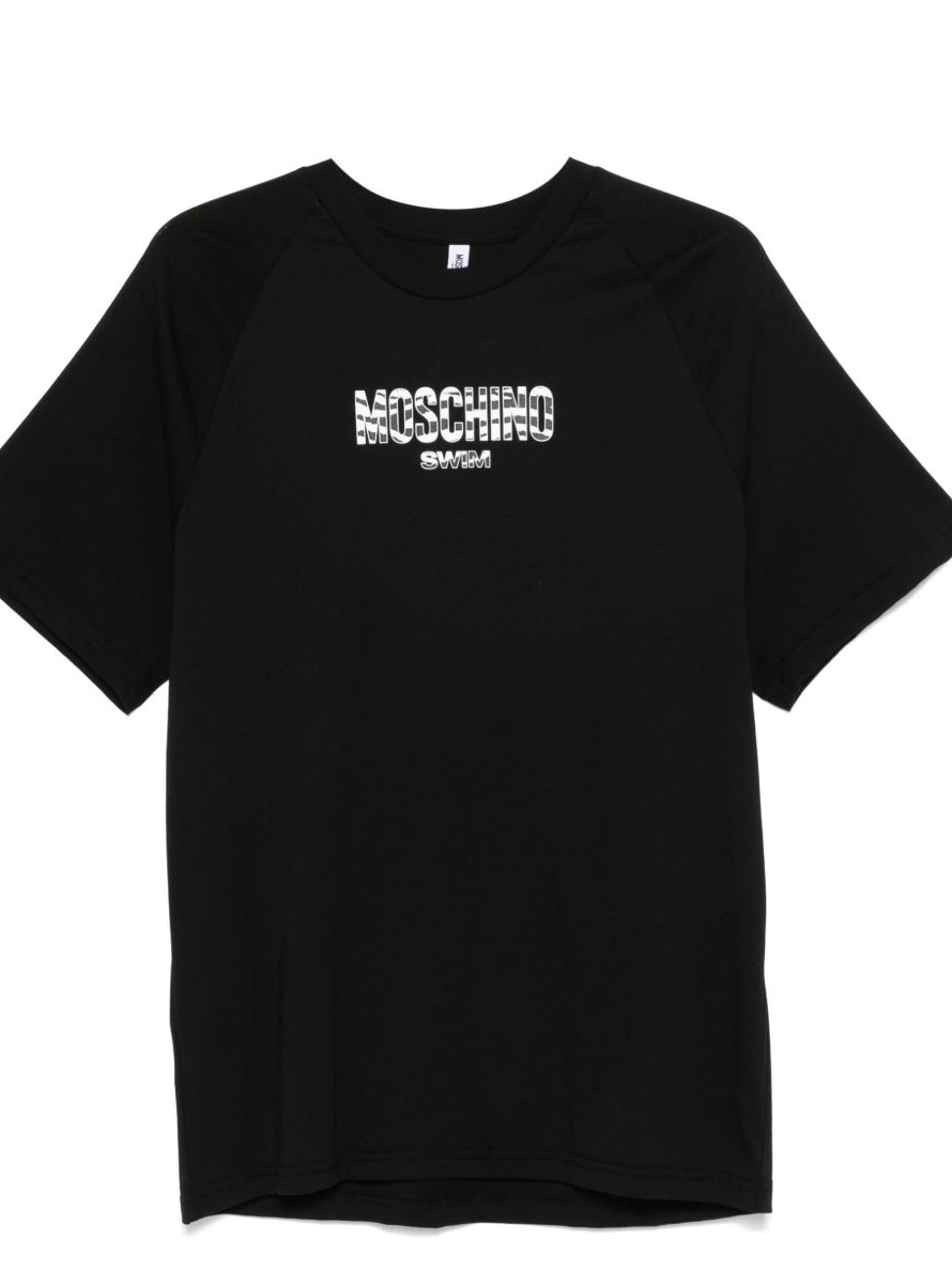 Love Women logo-print T-shirt Moschino 0315