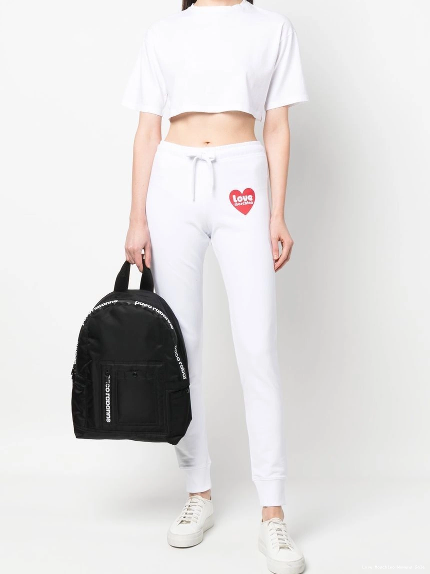 Affordable logo-print Love Women track trousers Moschino 0306