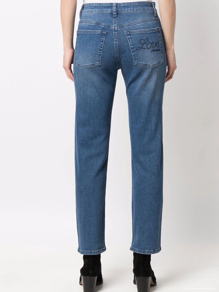 Affordable Love Moschino regular-cut Women jeans 0318