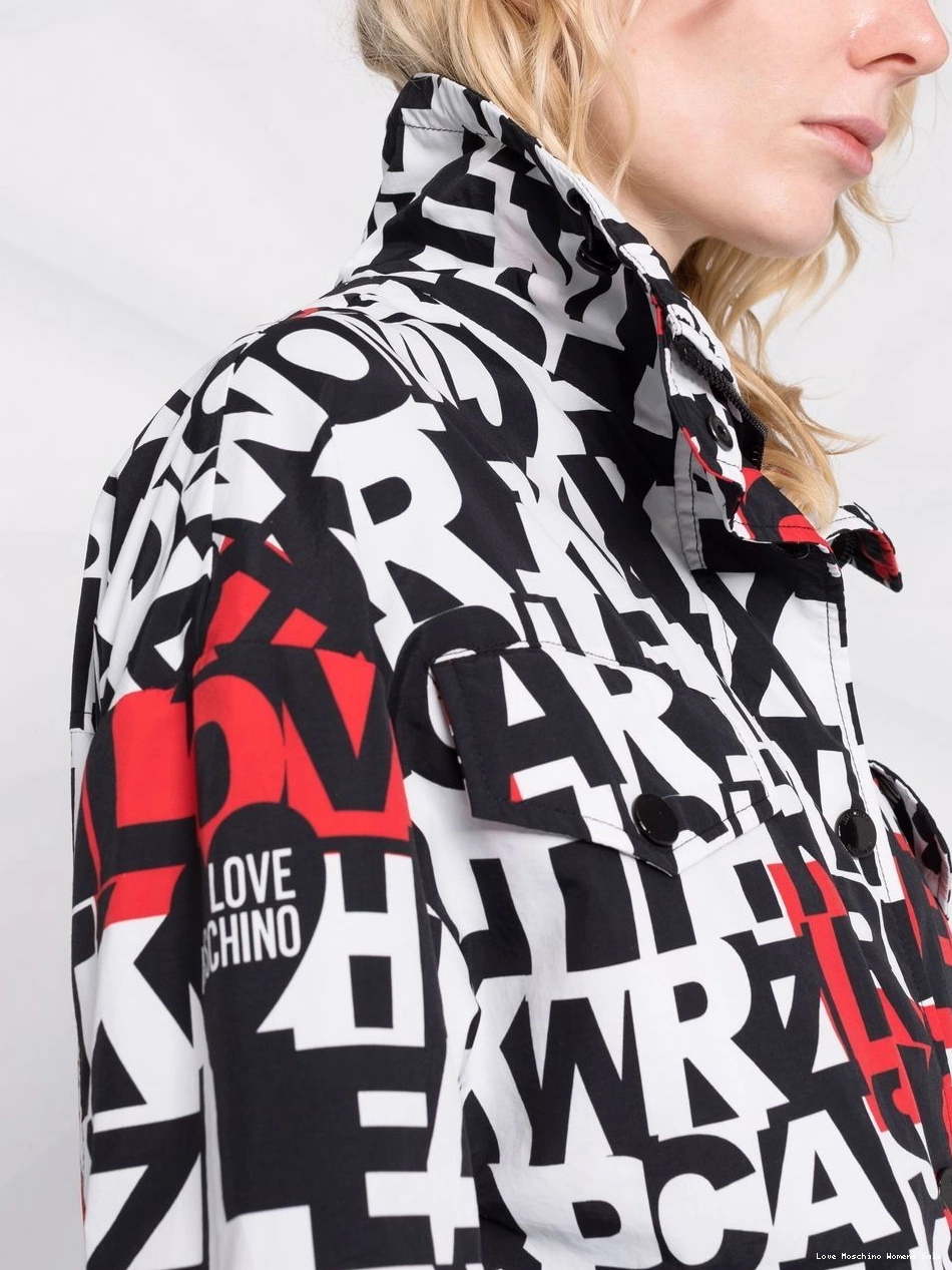 Cheap jacket alphabet-print Love Moschino Women 0317