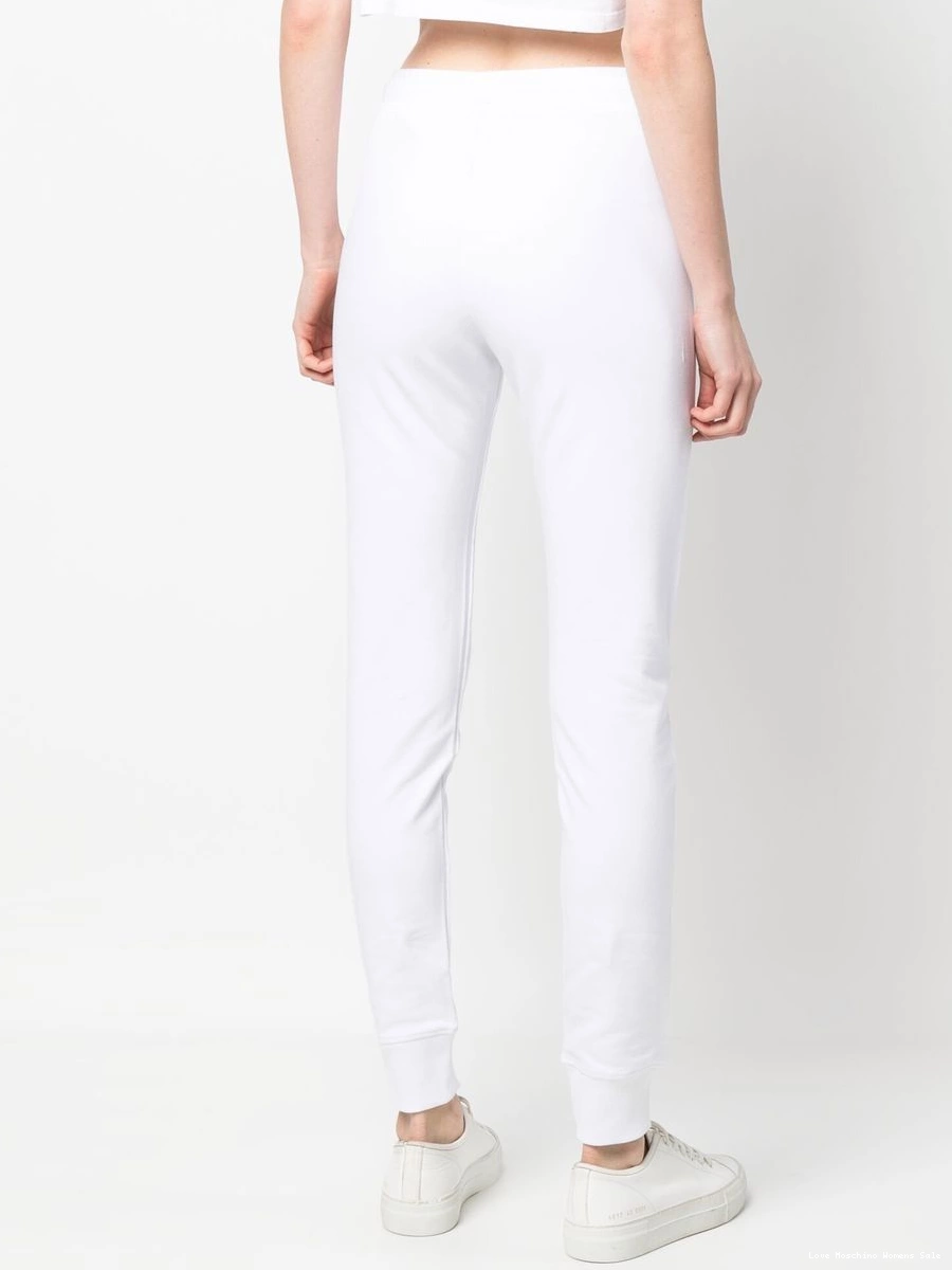 Affordable Moschino logo-print Love Women track trousers 0315