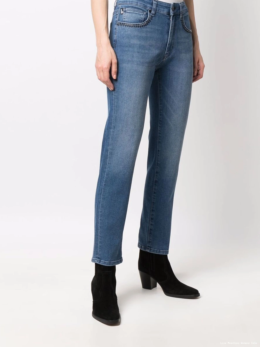Affordable Love Moschino regular-cut Women jeans 0318