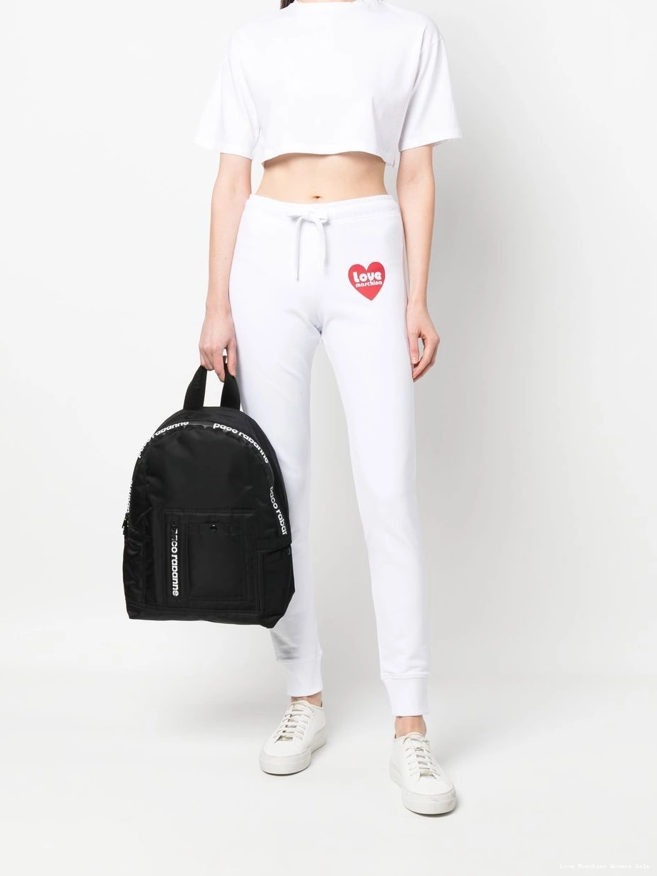 Affordable track logo-print Love Moschino trousers Women 0305