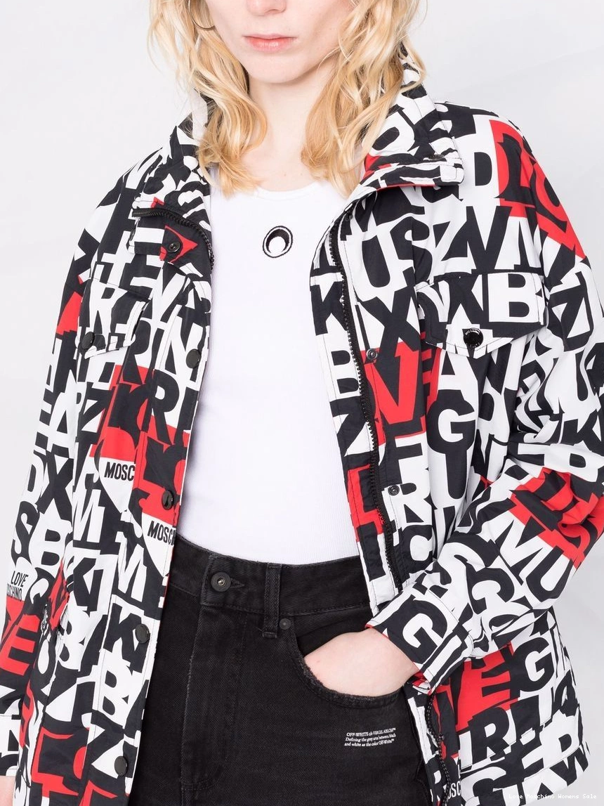 Cheap jacket alphabet-print Love Moschino Women 0317