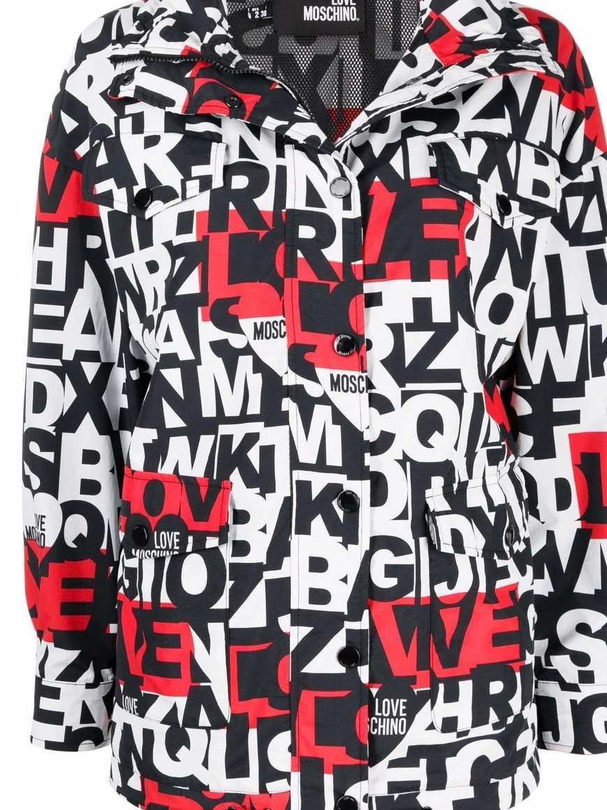 Affordable jacket Love Moschino Women alphabet-print 0316