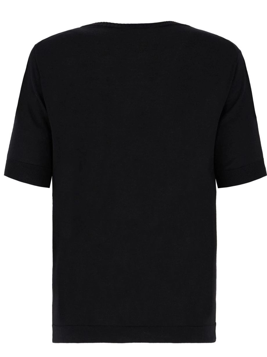 Cheap Women Moschino intarsia T-shirt Love knit-logo 0319