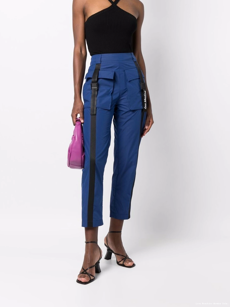 Affordable trousers Women cropped Moschino cargo Love 0321