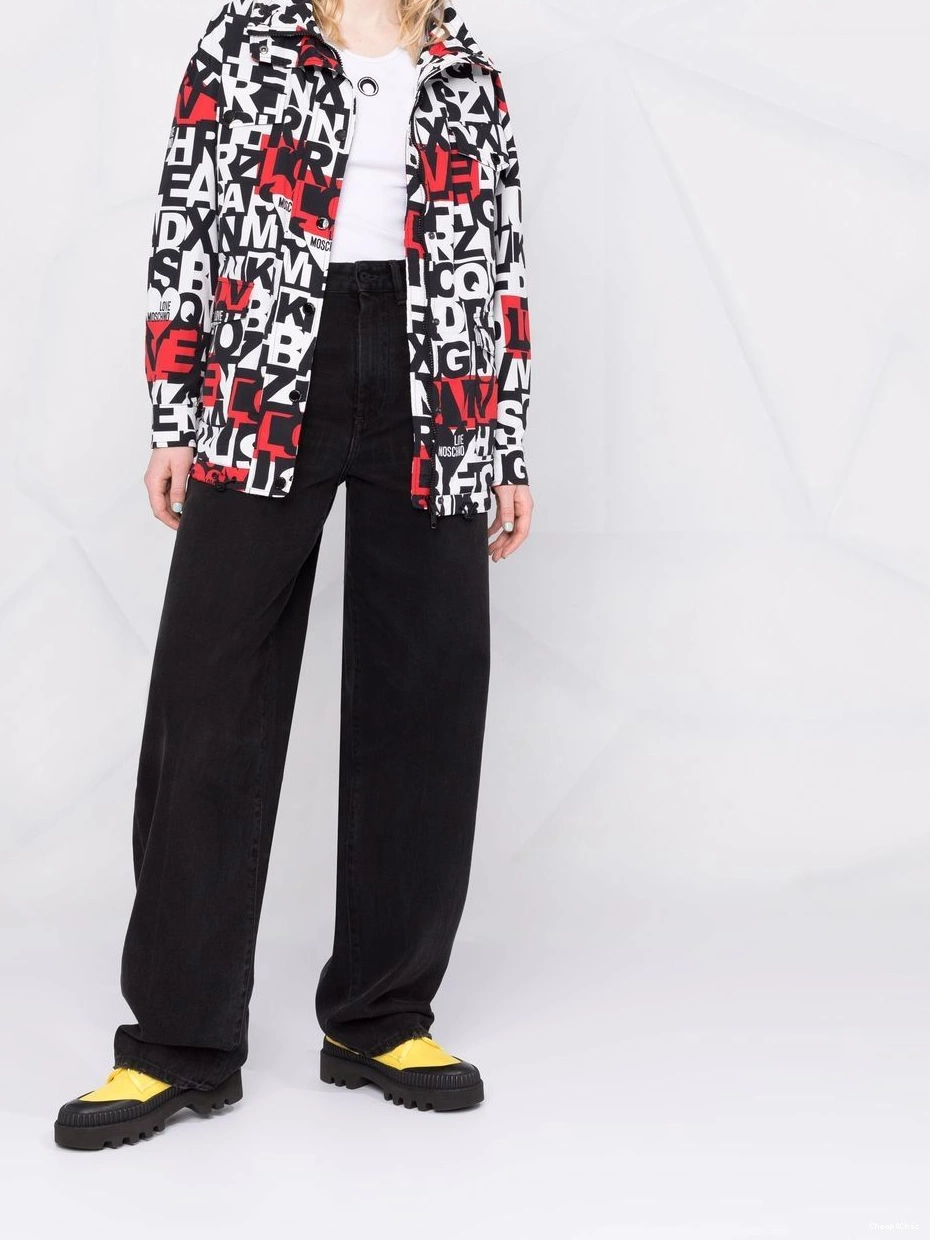 Affordable jacket Love Moschino Women alphabet-print 0316