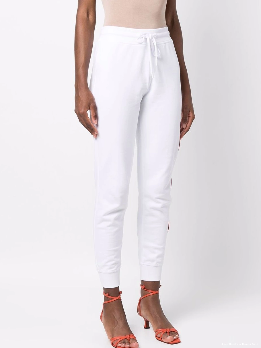 Affordable pants track heart-detail Women Love Moschino 0317