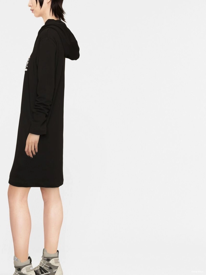 Affordable dress Love heart-motif hooded Women Moschino 0322