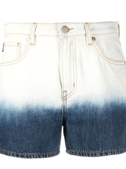 Cheap Women shorts ombre-effect Moschino Love denim 0303