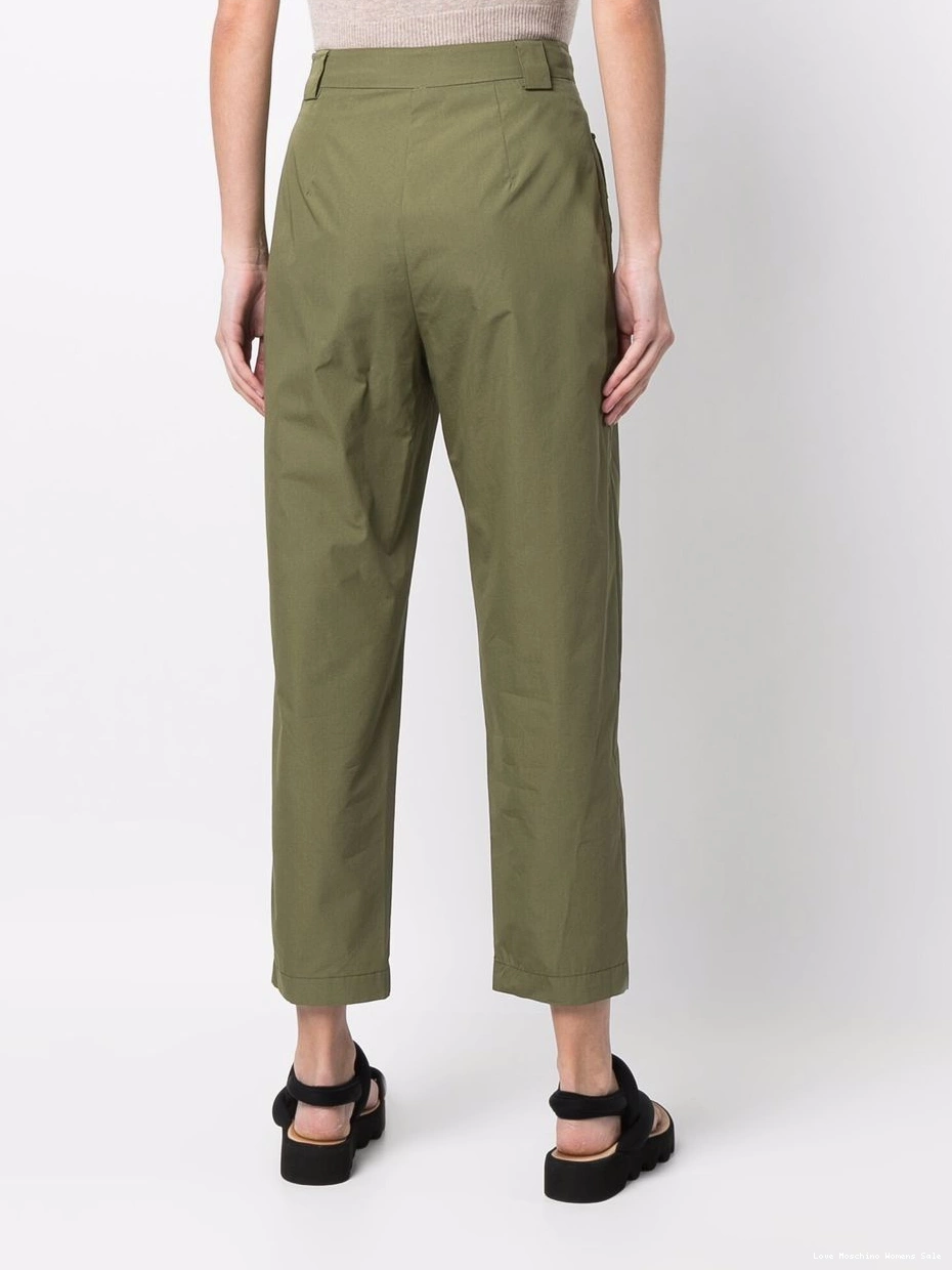 Cheap trousers flap-pockets Love parachute Women cotton-blend Moschino 0315