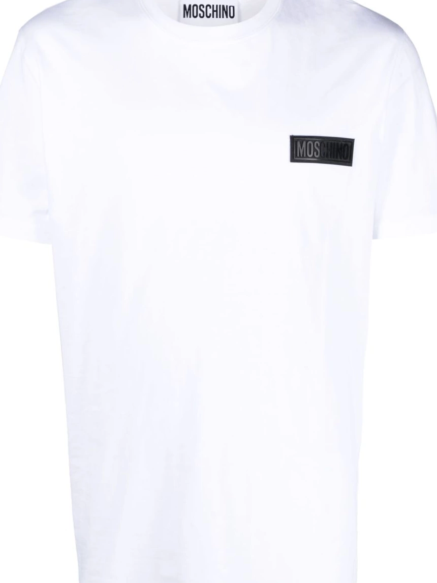 Moschino logo-applique Women cotton Love T-shirt 0321