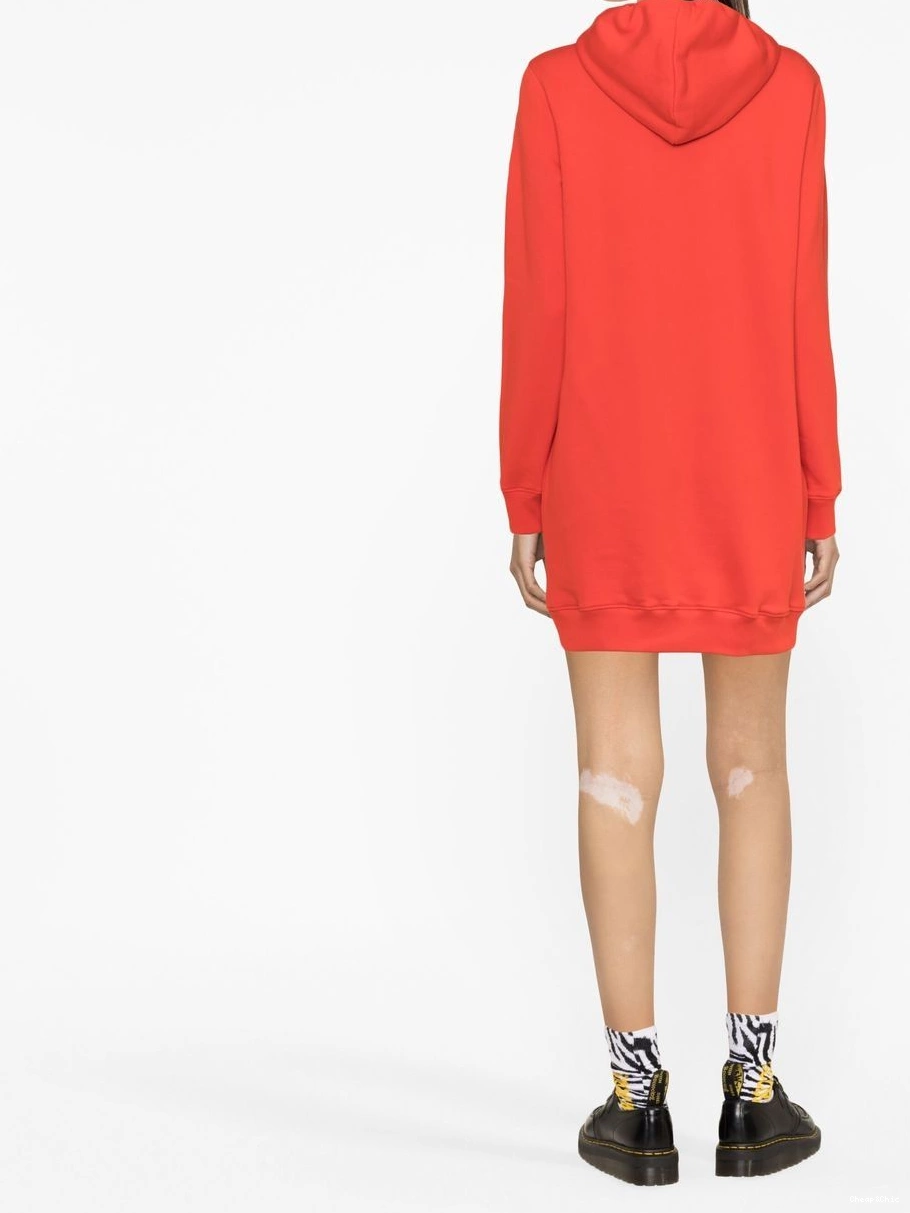 Affordable Moschino logo-print Women sweatshirt dress Love 0322