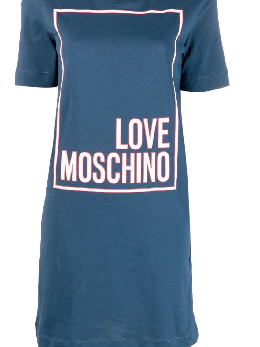 Love dress Moschino mini Women logo-print T-shirt 0316