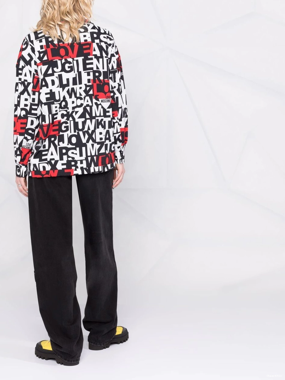 Affordable jacket Love Moschino Women alphabet-print 0316