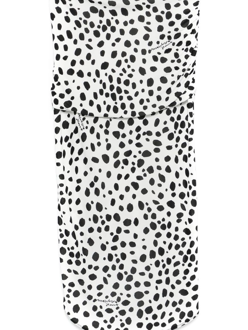 Affordable midi Women Moschino Love polka dot-print skirt 0319