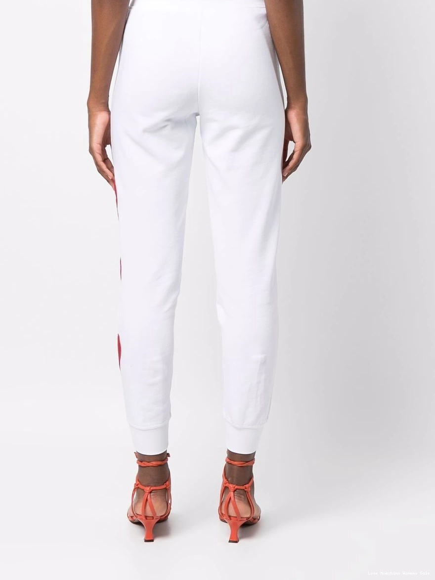 Affordable pants track heart-detail Women Love Moschino 0317